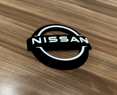 nissan logo by raub hobby diy fahrzeuge autos fahrzeug 3d print model - Mito3D