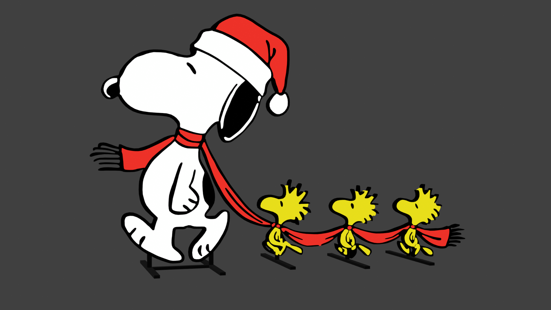 snoopy woodstock by tallone art 2d charlie brown cutouts peanuts christmas decoration 3D print model - Mito3D