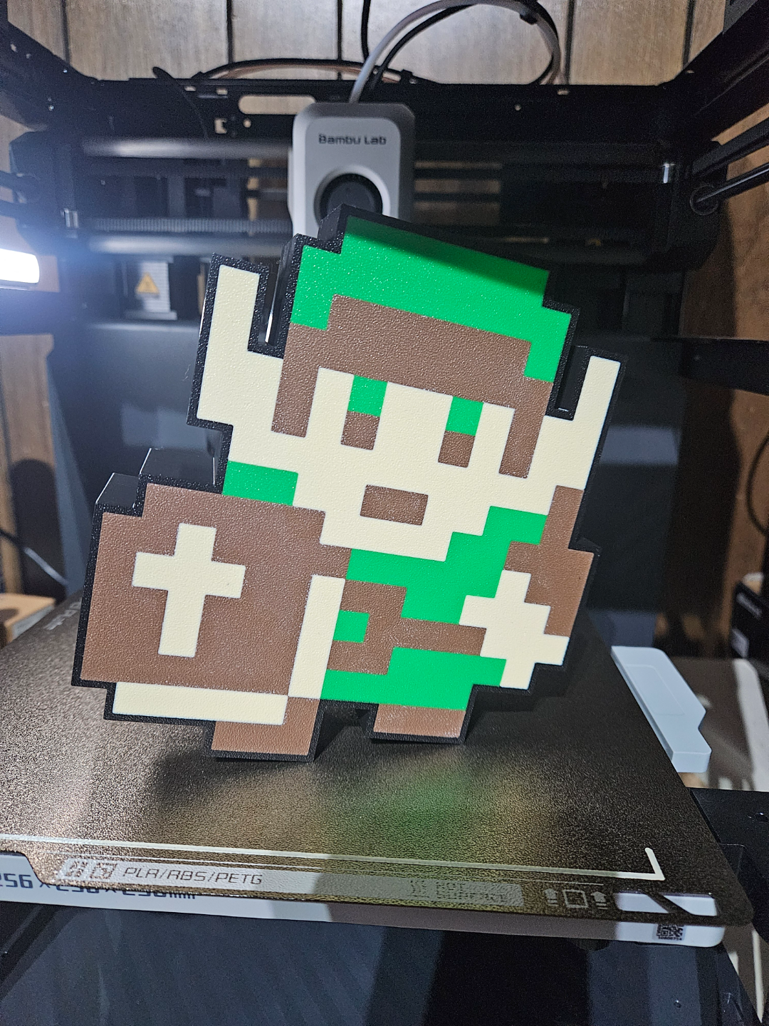 8bit verknüpfung licht box by mürrisch ol tierarzt drucken kunst zeichen logos zelda nintendo spiel spiele leuchtkasten 3D print model - Mito3D