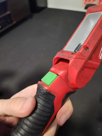 milwaukee m18 cordless led tpu button replacement by zacsbee89 tools hand 3d print model - Mito3D