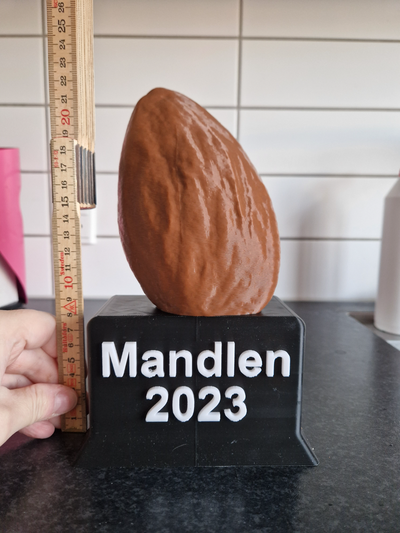 mandel trophäe 2023 versteckt abteil by 3dprintwolf bildung physik astronomie weihnachten 3d print model - Mito3D