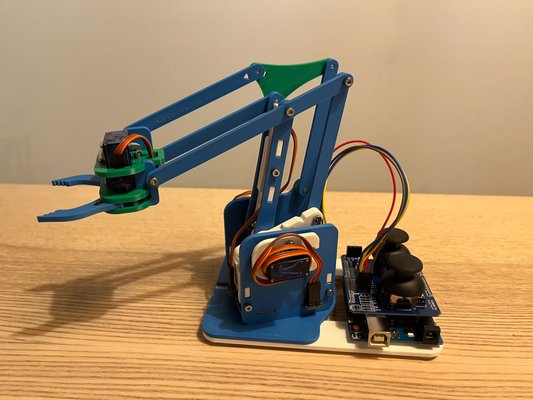 mearm cep boyut robot kol lazer kesme dosyalar ayarlanmış 3d yazdır by jakub milkowsky hobi kendin yap robotik robotarm servo 3d print model - Mito3D