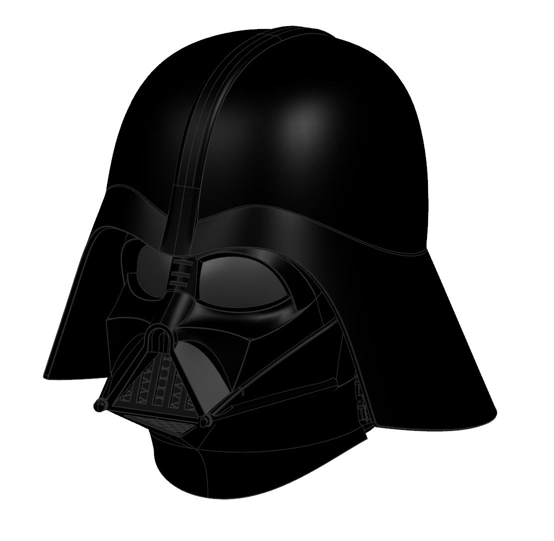 darth vader helmet by attv85 props & cosplays masks helmets star wars 3D print model - Mito3D