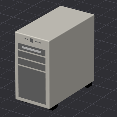 old computer by grov hobby & diy electronics 3d print model - Mito3D