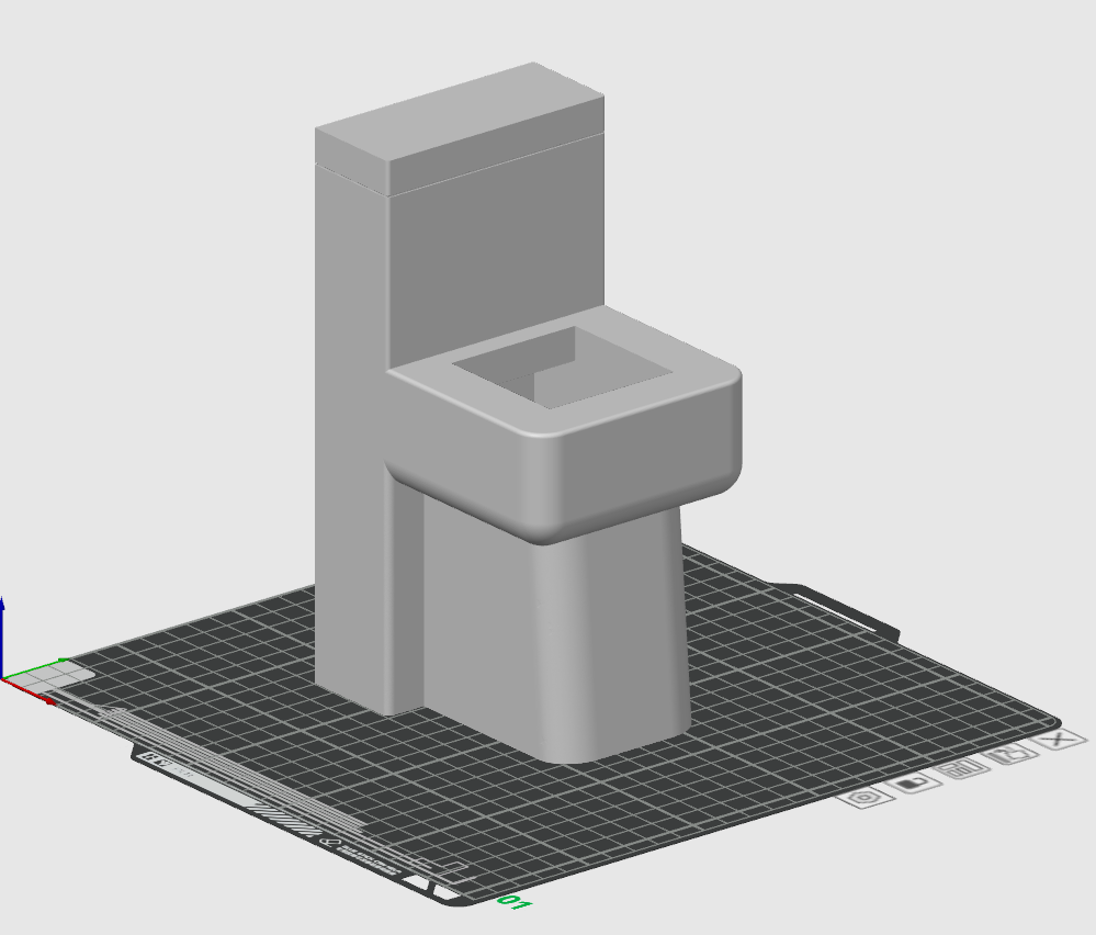 bambu filament pooper behälter eimer by einheit 3d drucker zubehör poop filamenteimer filamentbiene kacke poopbox 3D print model - Mito3D