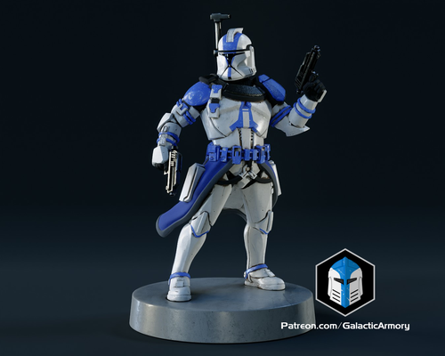clone soldato figurina ufficiale by galattico armeria miniature stella guerre figurine mini fronte battaglia 2 statue vendetta of sith 3d print model - Mito3D