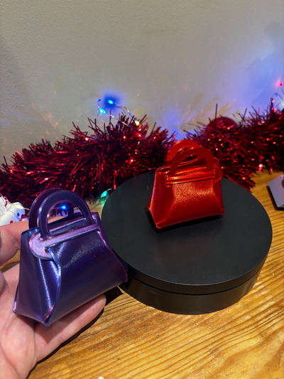 handbag foldable by cj 3dprint fashion bags layer christmas xmas gift box ideas 3d print model - Mito3D