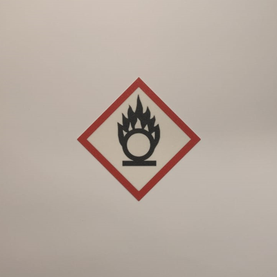 ghs03 oxydant danger pictogrammes by recule art panneaux logos ghs signe dangereux pictogramme coaster 3d print model - Mito3D