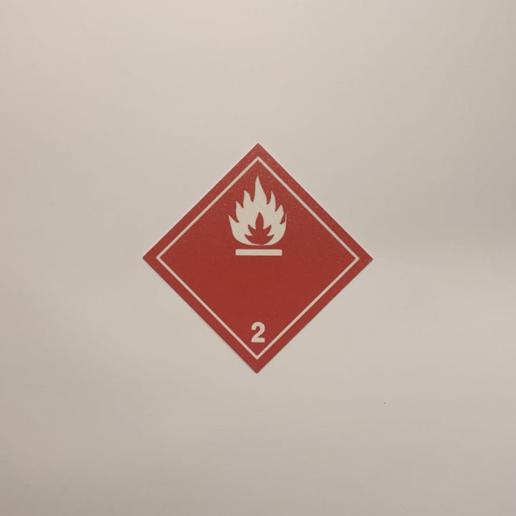 ghs inflammable gaz danger pictogrammes by recule art panneaux logos signe dangereux pictogramme coaster 3D print model - Mito3D