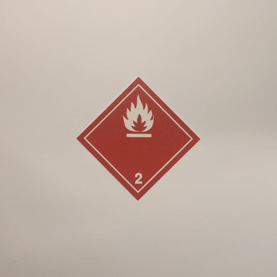 ghs inflammable gaz danger pictogrammes by recule art panneaux logos signe dangereux pictogramme coaster 3d print model - Mito3D