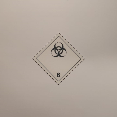 infectieux substance danger pictogrammes by recule art panneaux logos ghs signe dangereux pictogramme hazmat coaster 3d print model - Mito3D