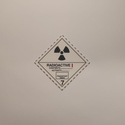 radioactif matériel 7 danger pictogrammes by recule art panneaux logos ghs signe dangereux pictogramme nucléaire hazmat coaster 3d print model - Mito3D