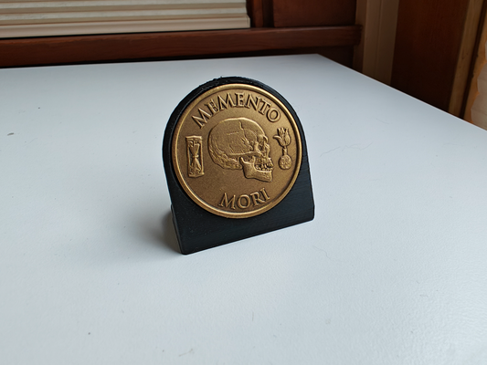 recuerdo mori moneda soporte by groovyalpaca herramientas organizadores 3d print model - Mito3D