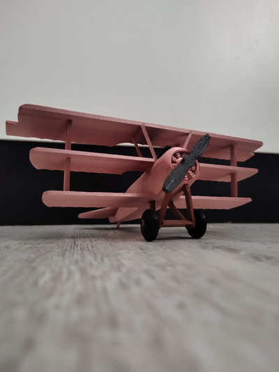 airplane fokker driii by ragnar 3d hobby & diy vehicles aircraft 3d print model - Mito3D