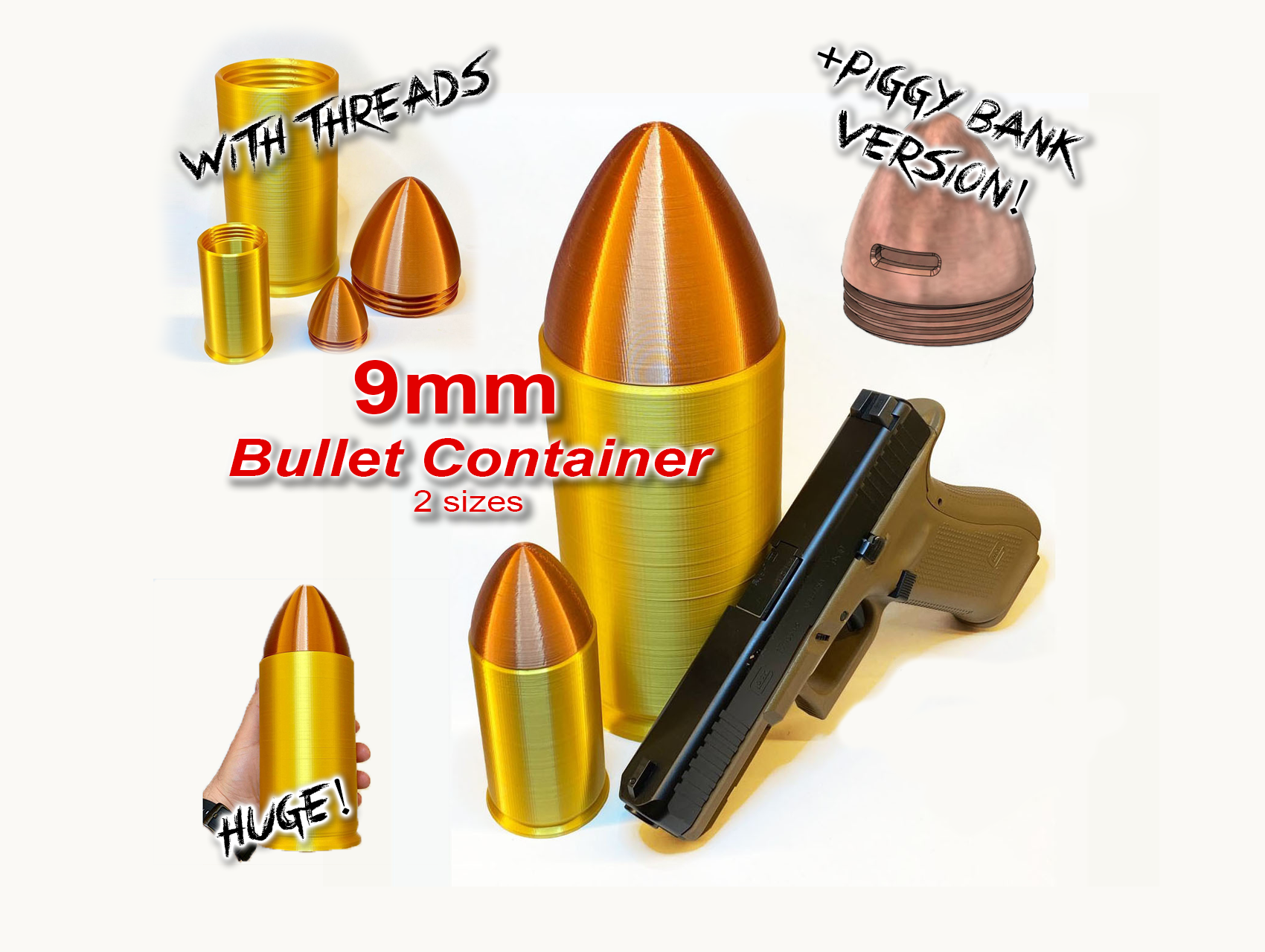 9mm rodler kugel box container bonus schweinchen bank ausführung by wing art haushalt dekor sig sauer stier schmied wesson remington lager behälter fall mantel schale bulletbox geschäft kugeln beretta ruger geschenk bräunung walther glock 17 glockmagazin gewehr waffe waffen pistole pistolen projektil munition revolver 3D print model - Mito3D