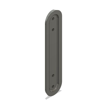 nest doorbell battery 5 angle wedge wall bracket - no-screw design by erickson85 household house models doorbellcamera 3d print model - Mito3D