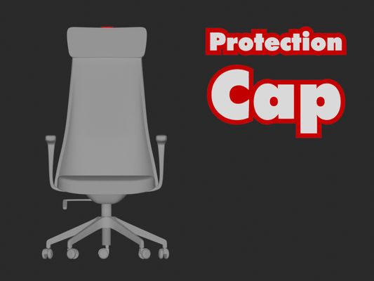 j rvfj llet office chair spine protection cap by madhead household ikea protector jarvfjallet 3d print model - Mito3D