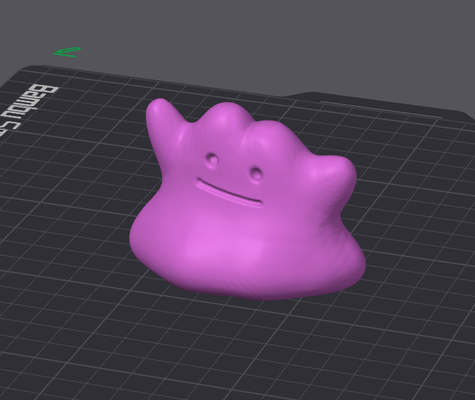 ditto pokemon by threedee art models 3d print model - Mito3D