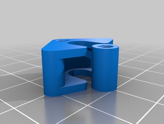 minimaliste ceinture tendeur remplace mise tension ressorts by martin 3d imprimante pièces courroie kossel gt2belt 3d print model - Mito3D