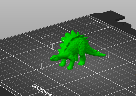 stegosauro modello scansionato by martin au giocattoli giochi dinosauro 3d print model - Mito3D