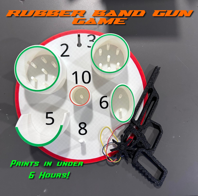 caucho banda pistola disparo juego objetivo by mopar2511 juguetes juegos 3d print model - Mito3D