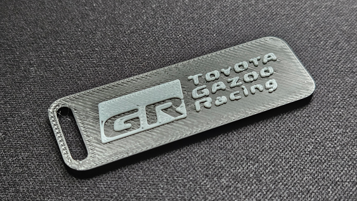 toyota gr racing keychain - ams ready by thebaseddoge fashion models gazoo car brz 86 supra 3d print model - Mito3D