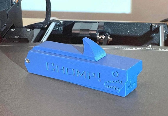 chompy filament shark by martin au 3d printer accessories cutter 3d print model - Mito3D