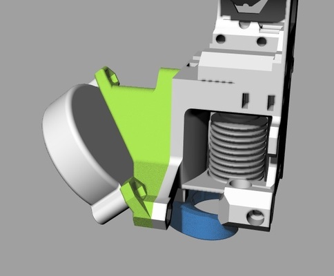 prusa mk3 ventilador duto inclui duplo monte adaptador by martin au 3d impressora partes prusai3mk3 fanduto thingiverse 3d print model - Mito3D
