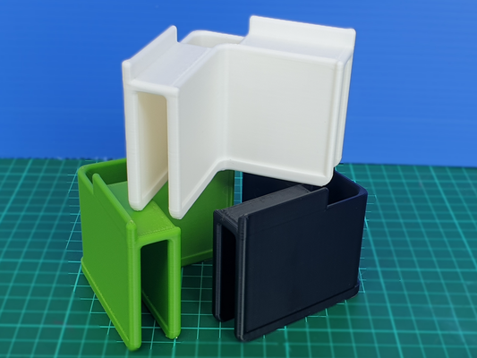 carton box angle stacker by mkanuar 8 tools organizers paper stacking boxes stackable stack orgainizer modular 3d print model - Mito3D