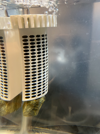 köşe filtre akvaryum by garrettalansmith ev halkı evcil hayvanlar balık tank akvaryum tutma sünger karides tankı nano 3d print model - Mito3D