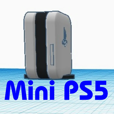 mini ps5 by julian nussbaum jouets jeux jouer gare 5 3d print model - Mito3D