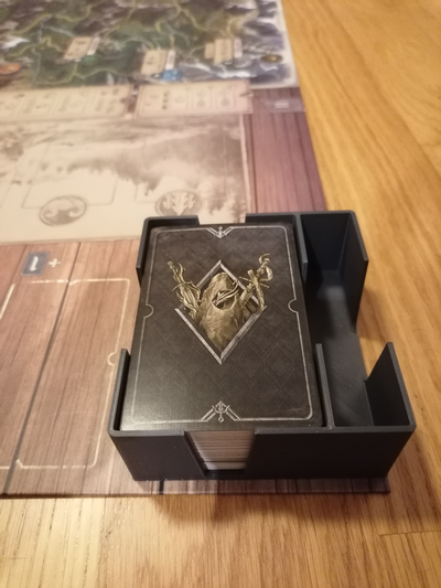 witcher vecchio mondo carta organizzatore by giocattoli giochi tavola 3 gioco titolare supporto witcheroldworld 3d print model - Mito3D