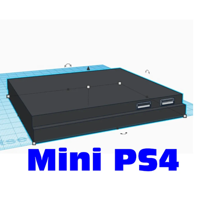 mini ps4 by julian nussbaum brinquedos jogos ps 3d print model - Mito3D