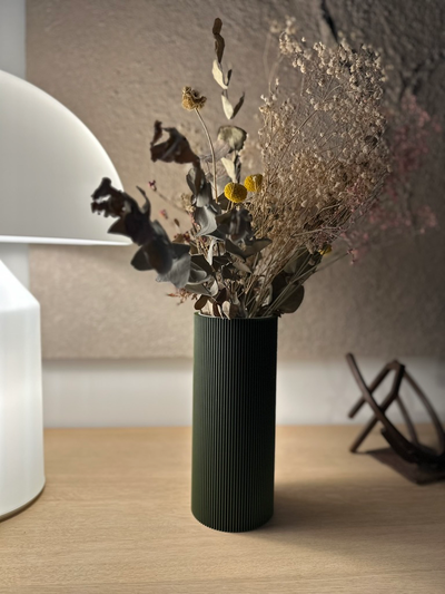 moderno vaso acqua stretto by jonasm domestico arredamento fiore modalità 3d print model - Mito3D