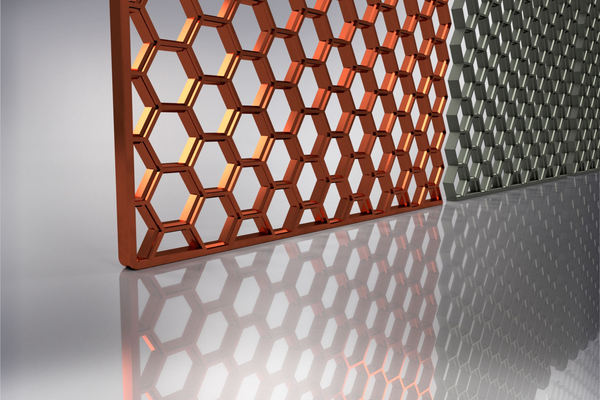 framed hsw - sizes honeycomb storage wall remixed by kyz design tools organizers hcw hexagon pegboard 3d print model - Mito3D