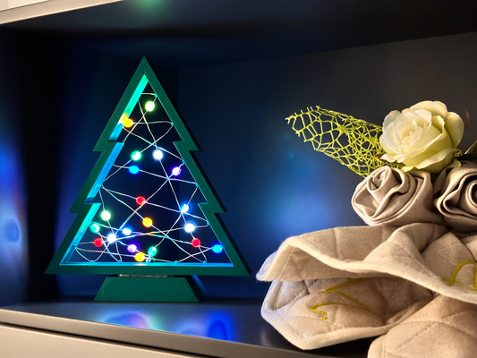 renk noel ağaç peri ışık yeniden karıştırılmış by themiguelbi sanat modeller color cover led mikro ışıklar dekorasyon toplar top örtmek kılıf 3d print model - Mito3D