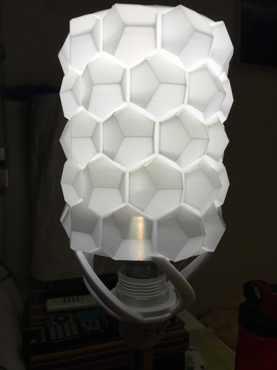 rayon miel abat jour remix of vase by martin ménage maison modèles lampe chose universelle 3d print model - Mito3D