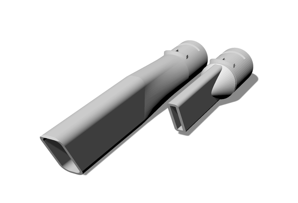 dyson ağızlık ekstrüder yüksek ses yeniden karıştırılmış by martin au araçlar 3d print model - Mito3D