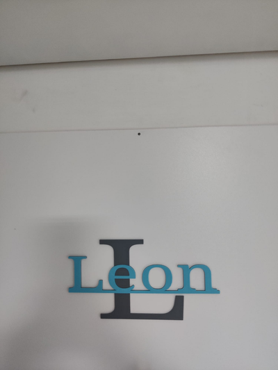door plate leon by skarpain household decor 3d print model - Mito3D