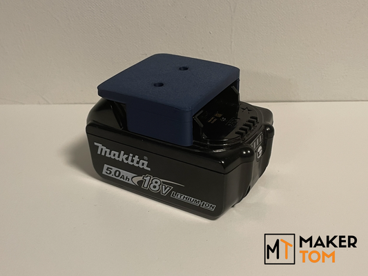 makita batería soporte by fabricante tom herramientas máquina pared 18v srew montar caja walmount akku 3d print model - Mito3D