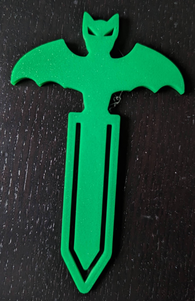 verde murciélago marcador remezclado by c cipriano casa oficina 3d print model - Mito3D