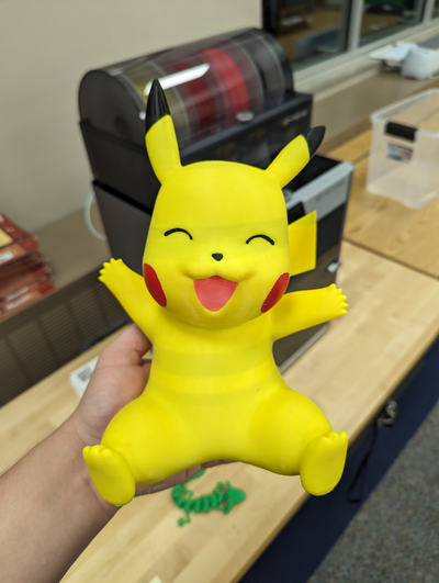 nekoosa pikachu remixed by benjamin peters miniatures creatures color pokemon ams x1c 3d print model - Mito3D
