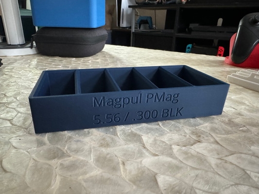 pmag titolare supporto 5 56 300blk by irvin1251 utensili organizzatori 556 munizioni airsoft accessori magholder 3d print model - Mito3D