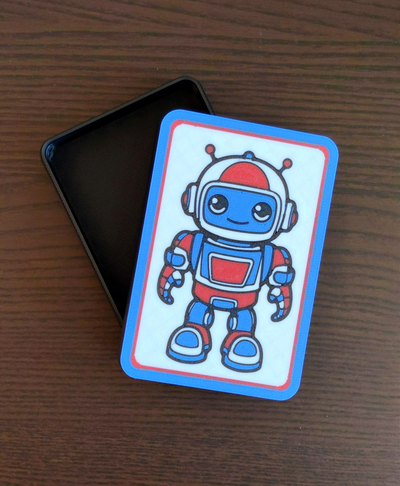 niedlich roboter box by erzengel haushalt dekor sci fi mech deckel container ams mehrfarbig geschenk junge kinder spielzeug 3d print model - Mito3D