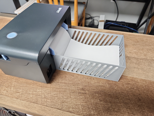 4x6 envío etiqueta compartimiento idprt térmico impresora by desvergonzado casa oficina fedex usps soporte almacenamiento 3d print model - Mito3D