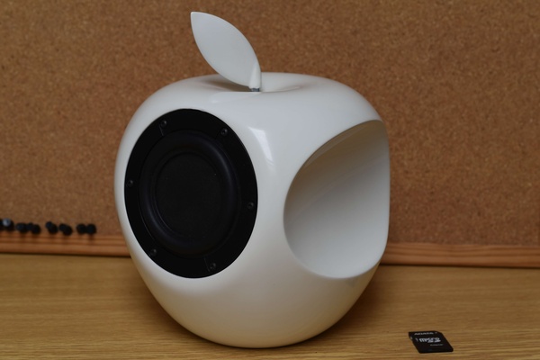 mono pomme de terre speaker by smejch tools gadgets active apple enclosure 3d print model - Mito3D
