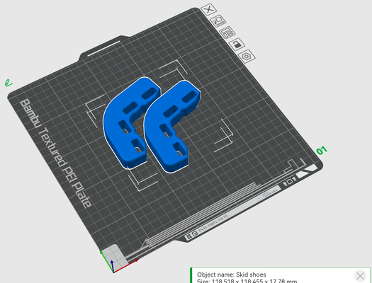 cobalto 80 voltio soplador nieve patinar zapatos by justinharker17 herramientas zapato 3d print model - Mito3D
