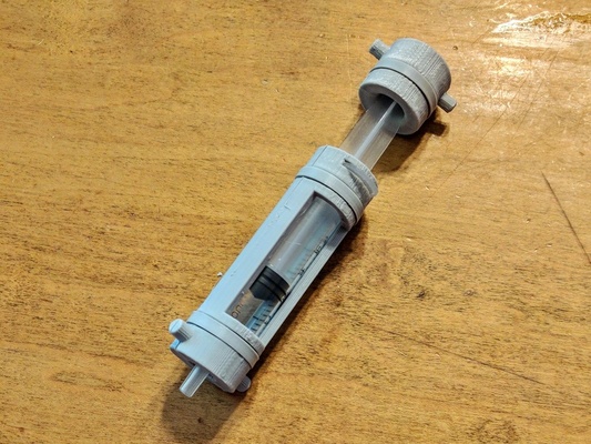 idraulico pistone kit 5ml luer scivolare siringa by joshvv passatempo fai robotica 3d print model - Mito3D