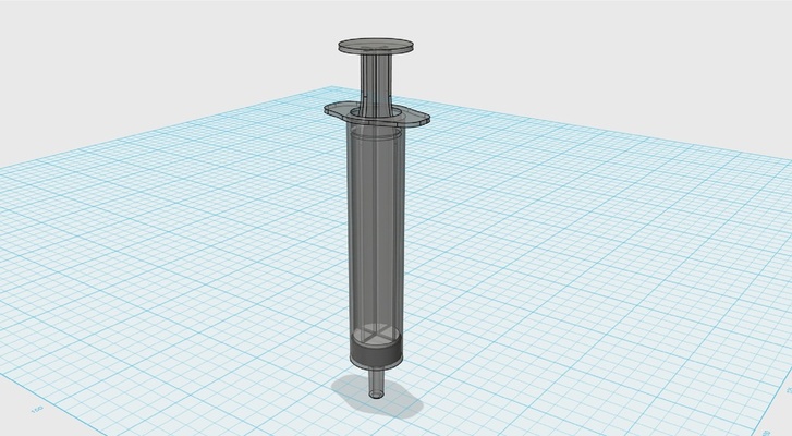 5ml luer slip syringe model by joshvv props & cosplays 3d print model - Mito3D