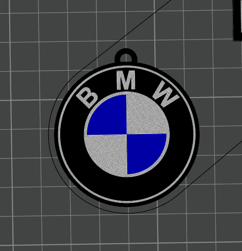 llavero bmw by josedj arte segni loghi llavero3d llaveros 3D print model - Mito3D